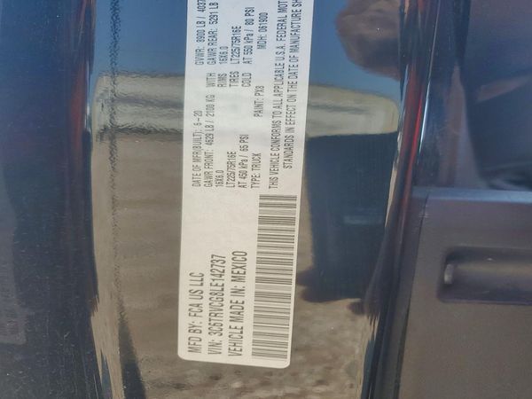 2020 RAM PROMASTER 2500