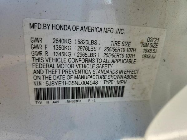 2022 ACURA MDX