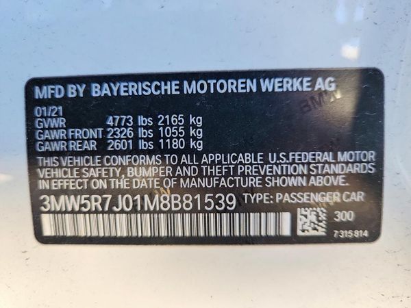 2021 BMW 330XI xDrive