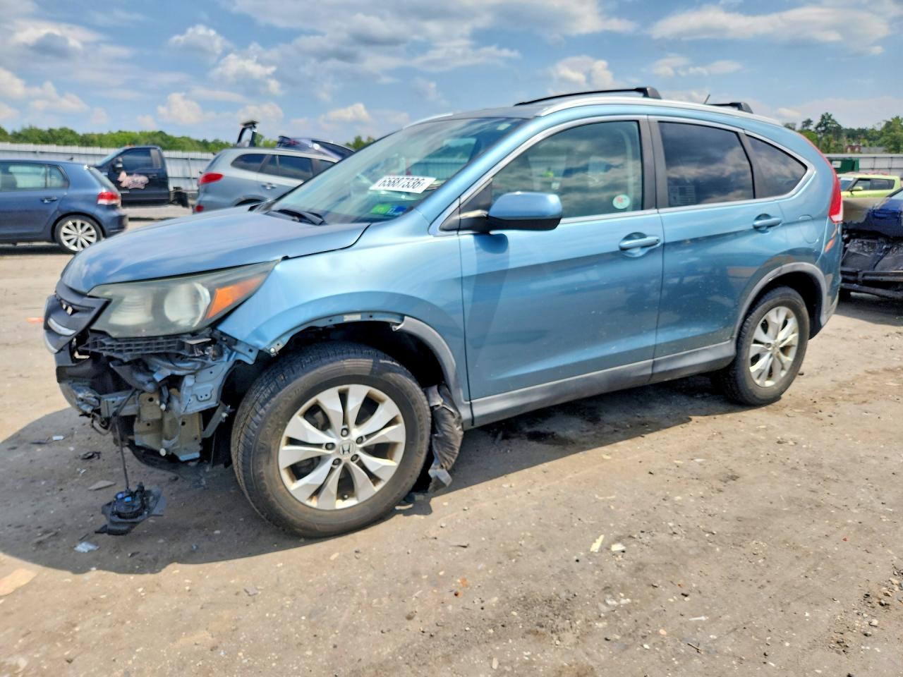 2013 HONDA CRV EX-L — Front 3/4