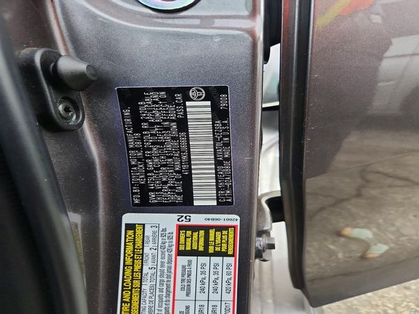 2018 TOYOTA CAMRY L/LE/SE/XLE