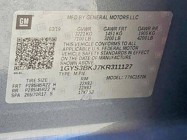 2019 CADILLAC ESCALADE Luxury