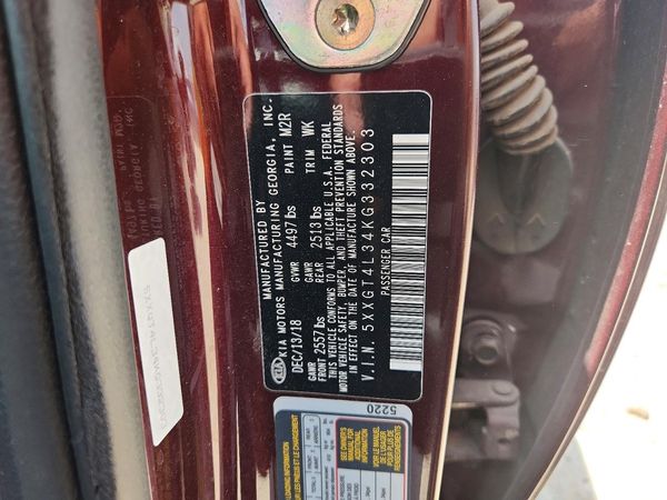 2019 KIA OPTIMA LX, S