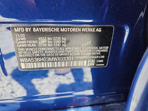 2021 BMW 530