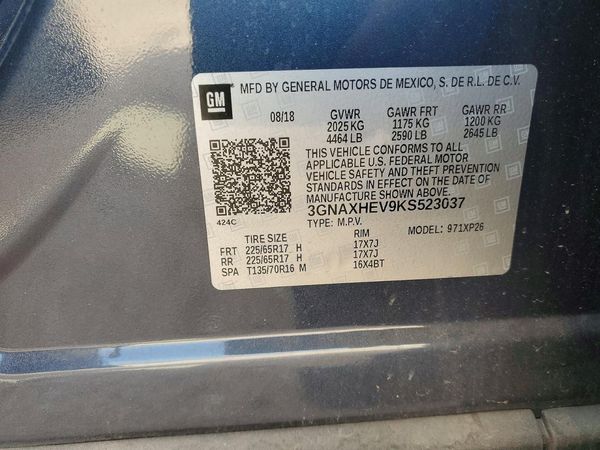 2019 CHEVROLET EQUINOX LS
