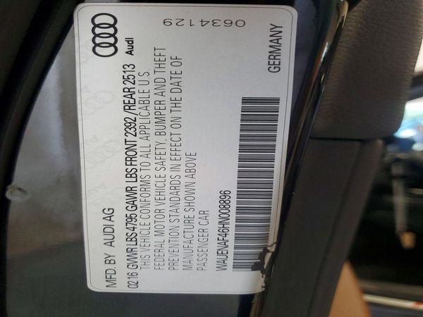2017 AUDI A4 quattro Premium Plus