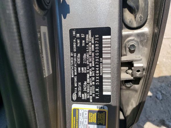2014 KIA OPTIMA 2.4 LX STD/Conv