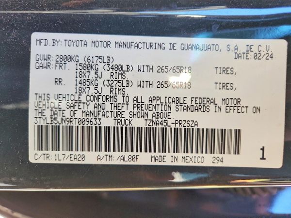 2024 TOYOTA TACOMA