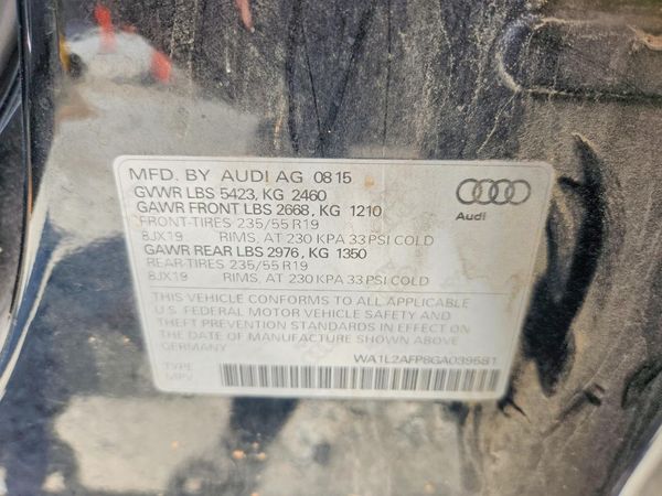2016 AUDI Q5 quattro Premium Plus