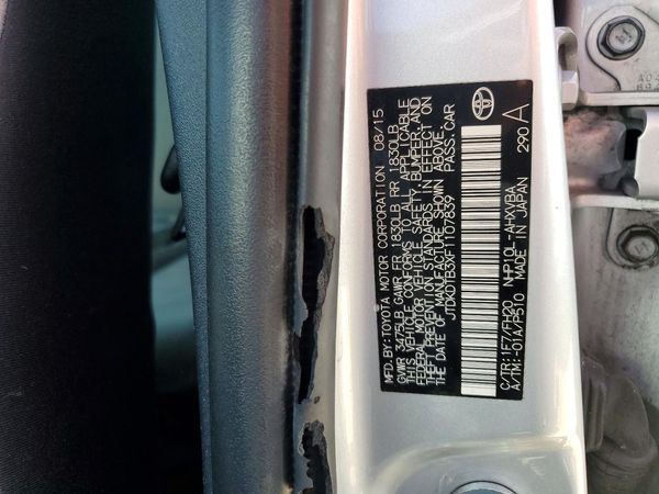 2015 TOYOTA PRIUS
