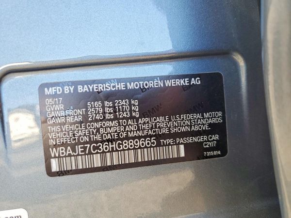 2017 BMW 540 xDrive