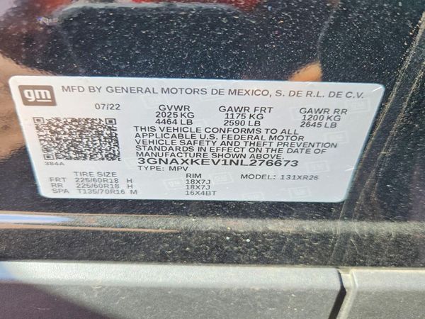 2022 CHEVROLET EQUINOX