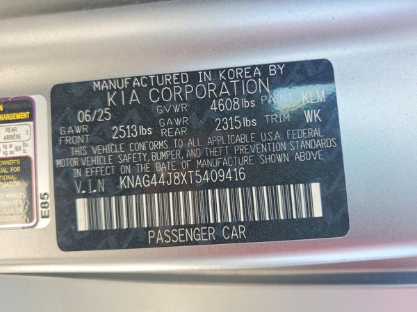 2026 KIA K5