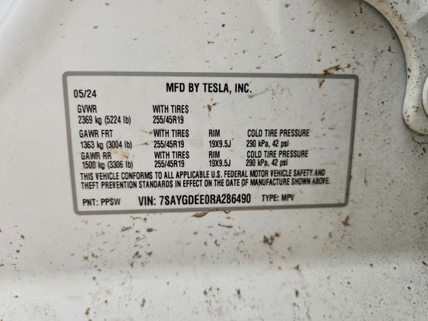2024 TESLA MODEL Y