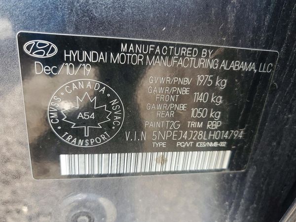2020 HYUNDAI SONATA SEL Plus, SEL Plus Tech