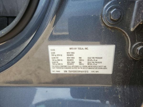 2023 TESLA MODEL Y