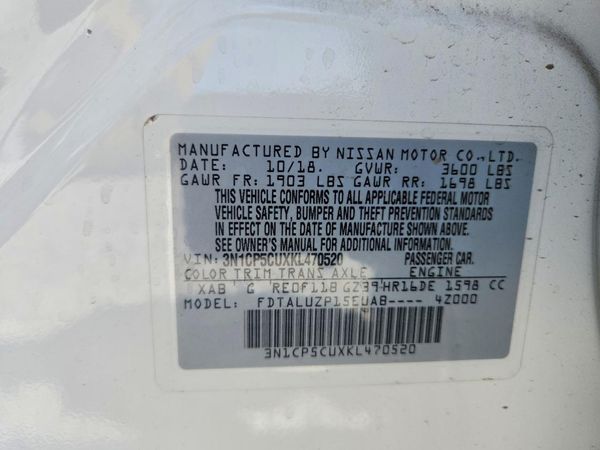2019 NISSAN KICKS
