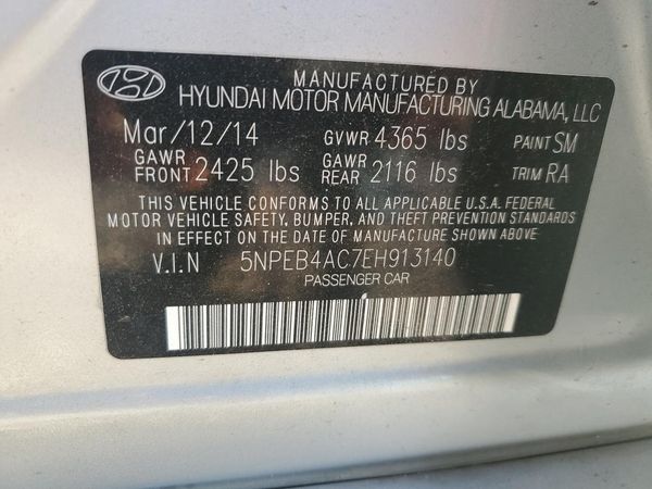 2014 HYUNDAI SONATA GLS/ GLS Popular