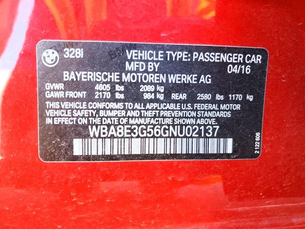 2016 BMW 328