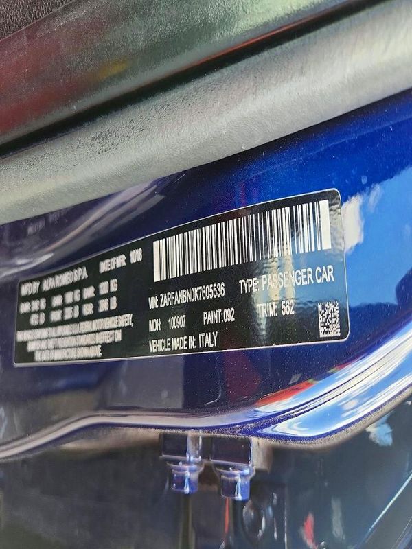 2019 ALFA ROMEO GIULIA
