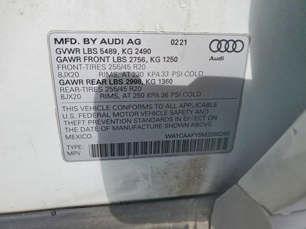2021 AUDI Q5 quattro Prestige
