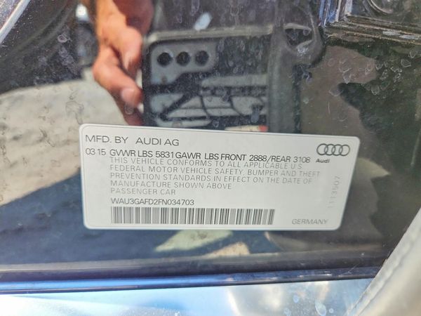 2015 AUDI A8 L