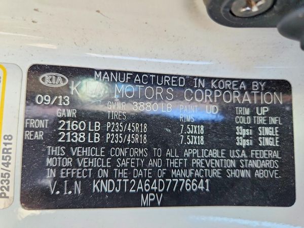 2013 KIA SOUL All Trims