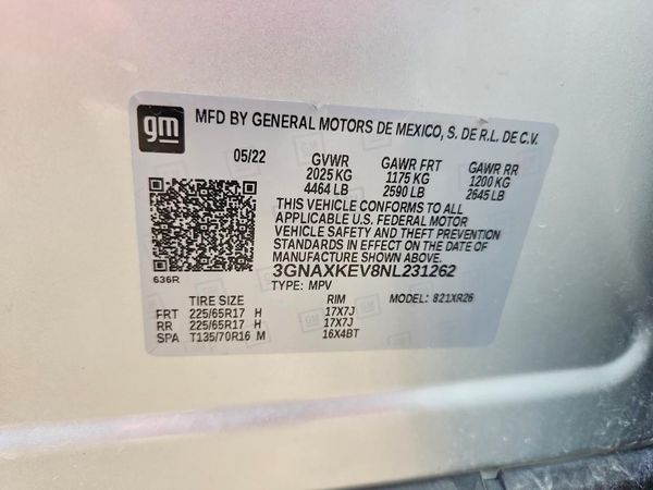2022 CHEVROLET EQUINOX