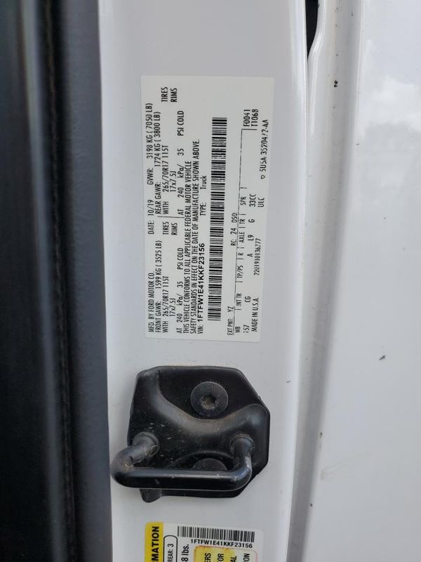 2019 FORD F150