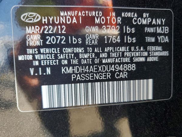 2013 HYUNDAI ELANTRA