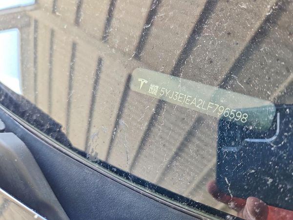 2020 TESLA MODEL 3 — VINP