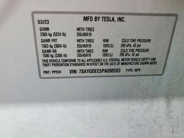 2023 TESLA MODEL Y