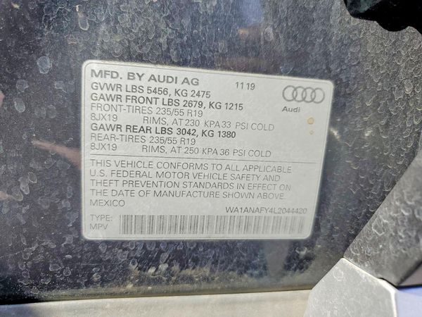 2020 AUDI Q5 quattro Premium