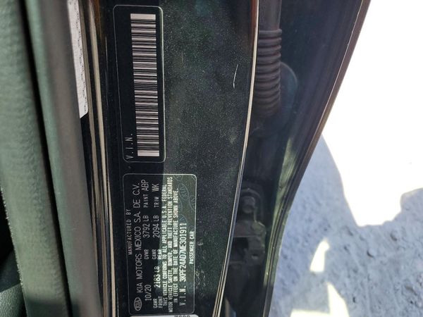 2021 KIA FORTE