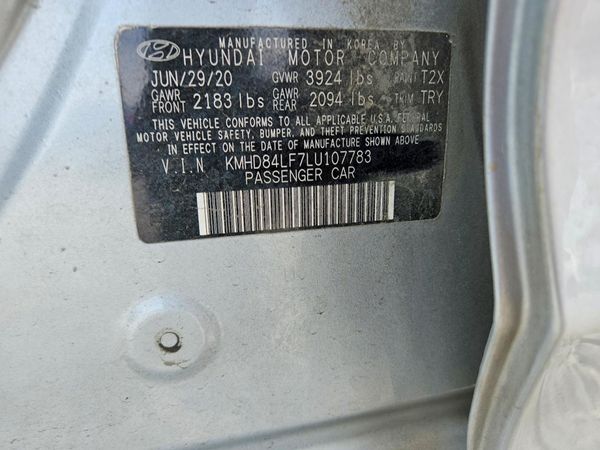 2020 HYUNDAI ELANTRA