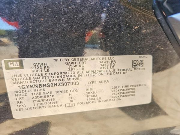 2017 CADILLAC XT5 Luxury