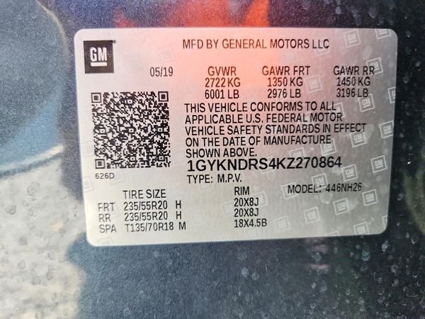 2019 CADILLAC XT5