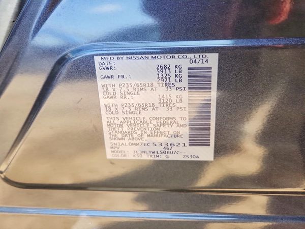 2014 INFINITI QX60