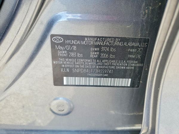 2018 HYUNDAI ELANTRA