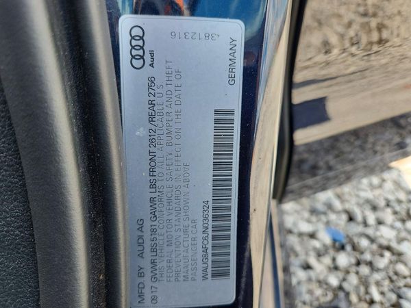 2018 AUDI A6 quattro Premium Plus