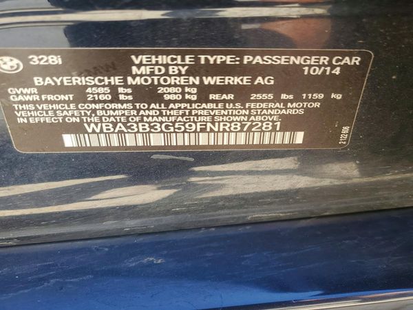 2015 BMW 328 xDrive SA