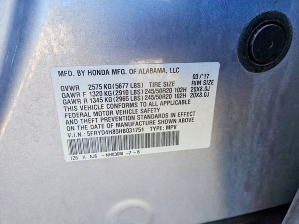 2017 ACURA MDX SH-AWD (Advance)