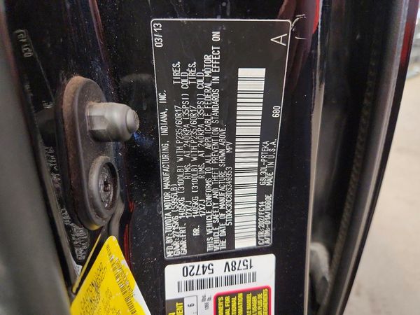 2013 TOYOTA SIENNA