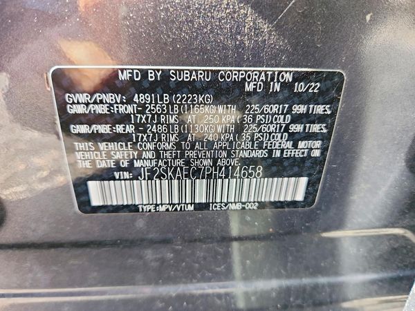 2023 SUBARU FORESTER