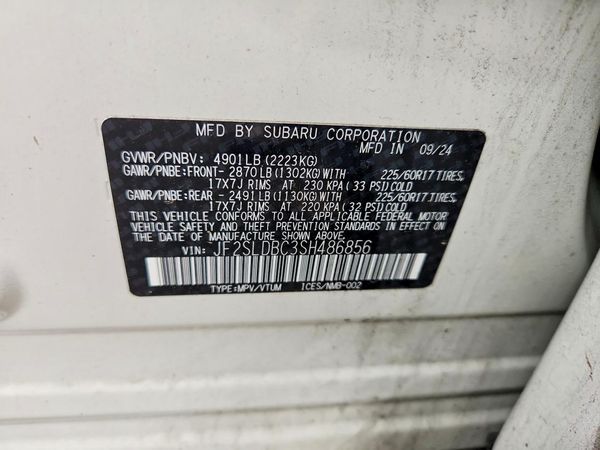 2025 SUBARU FORESTER