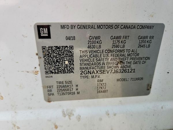 2018 CHEVROLET EQUINOX LT (1LT)