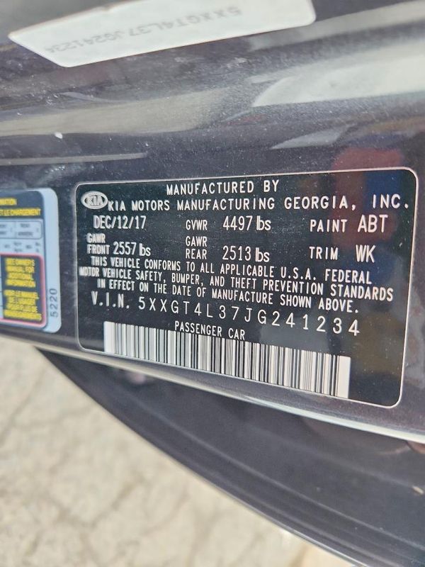 2018 KIA OPTIMA