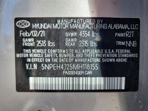 2021 HYUNDAI SONATA Limited