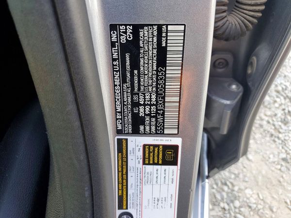 2015 MERCEDES-BENZ C Base