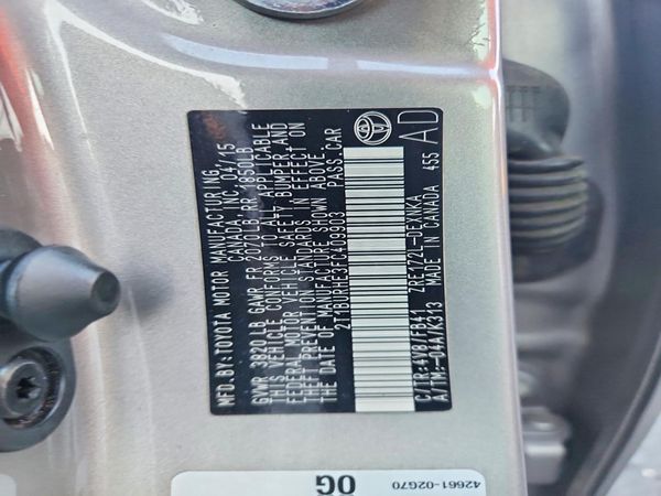 2015 TOYOTA COROLLA L/LE